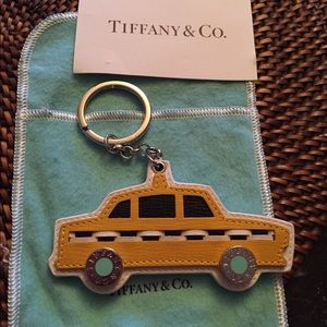 Tiffany leather keychain (NEW)
